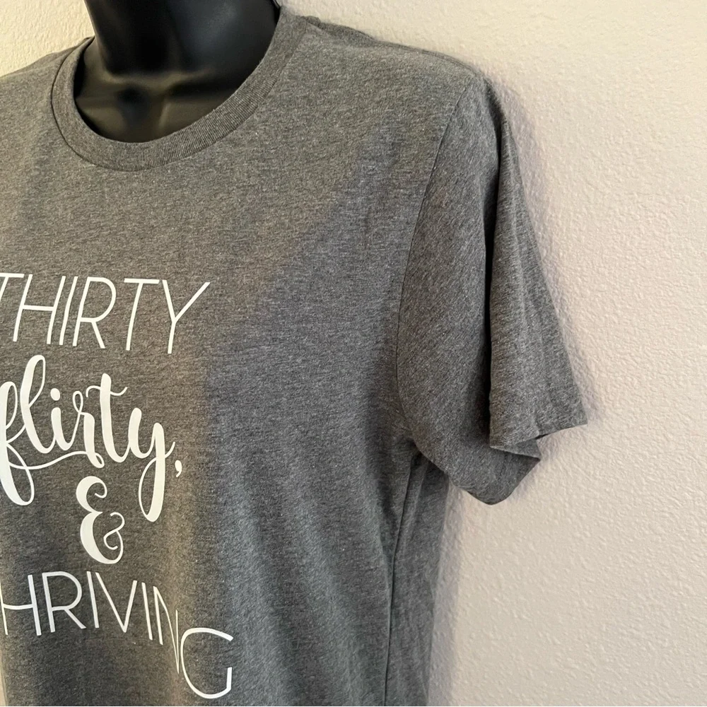 30 Year Old Birthday Tee Shirt Top Women‎ SM Age Gag Gift Cute Gray Lightweight - Picture 6 of 9
